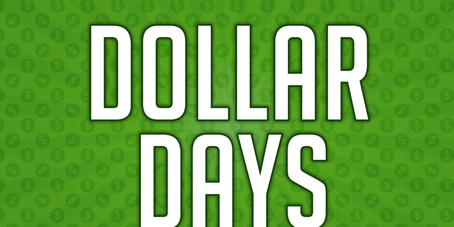 Dollar Days Return 1 Tickets April 6th & 7th BlueClaws