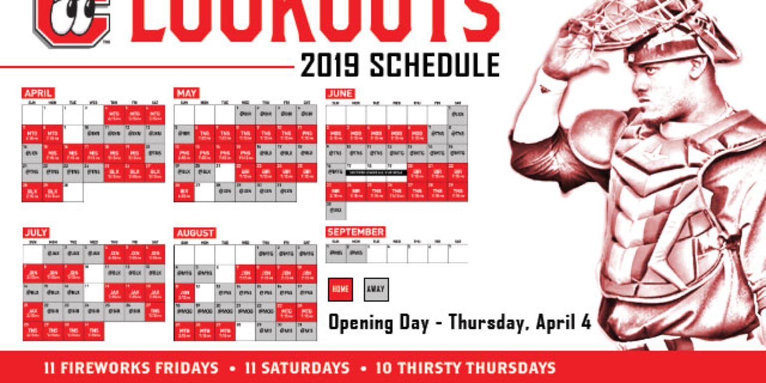 Lookouts Schedule 2022 Chattanooga Lookouts Announce 2019 Schedule | Milb.com