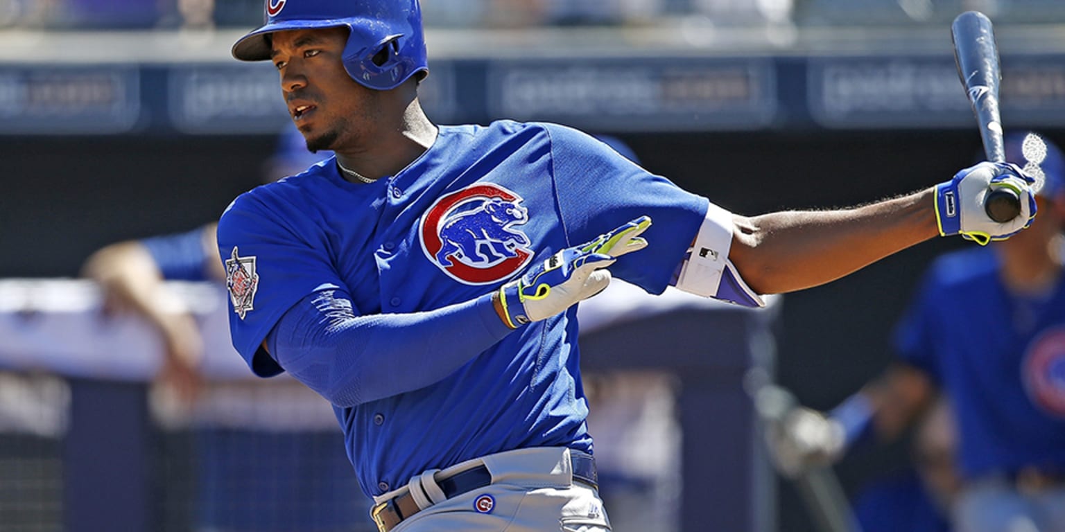 Top Cubs prospect Eloy Jimenez sidelined with shoulder injury