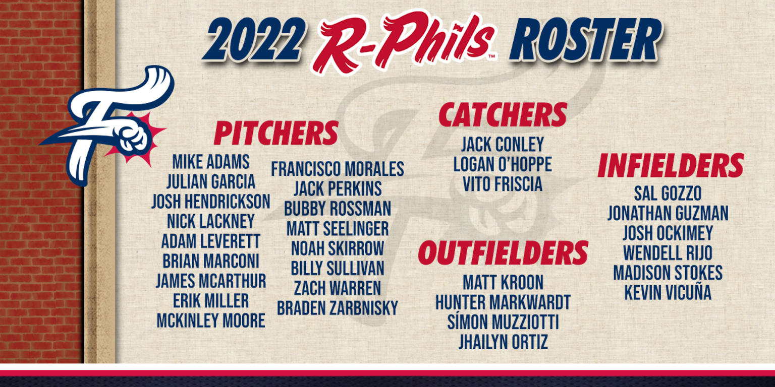 RPhils 2022 Opening Day Roster Set by Phillies