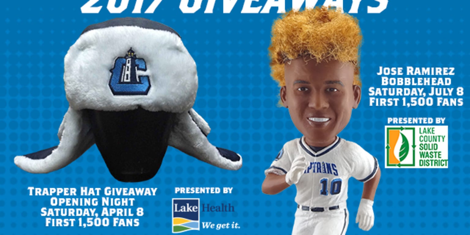 Lake County Captains Announce Giveaways for 2017 Captains
