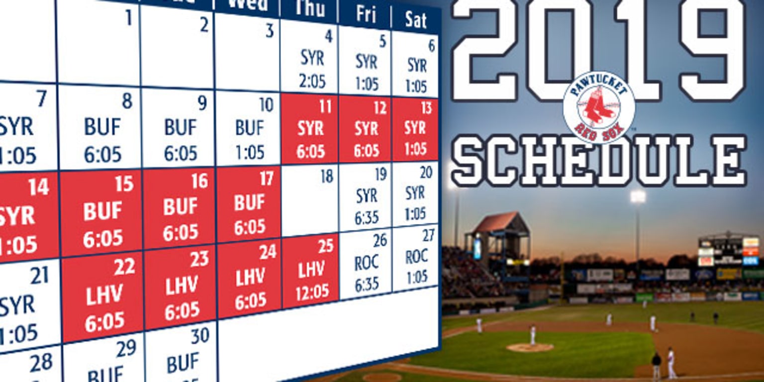 PawSox 2019 Schedule Features Fireworks and Legendary Fridays in Rhode