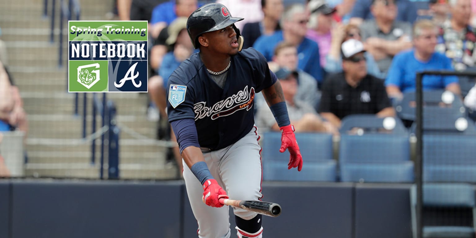 Ronald Acuña Jr.'s son reports to spring training 