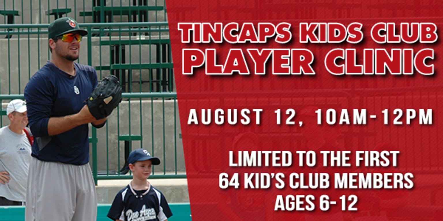 TinCaps Hosting Baseball Clinic For Kids