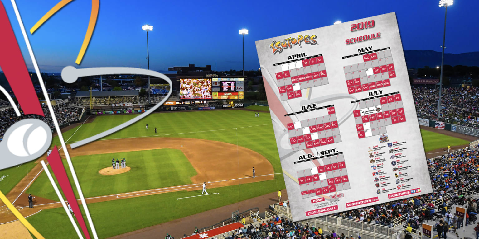 Isotopes Unveil 2019 Home Schedule | Isotopes