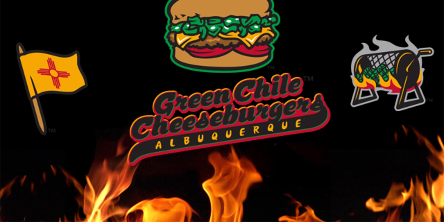 OT Sports Albuquerque Isotopes Jersey-Green Chile Cheeseburgers Replica SM