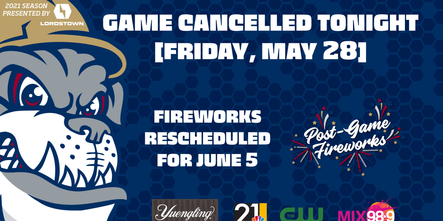 Scrappers Game on Friday, May 28 is Cancelled