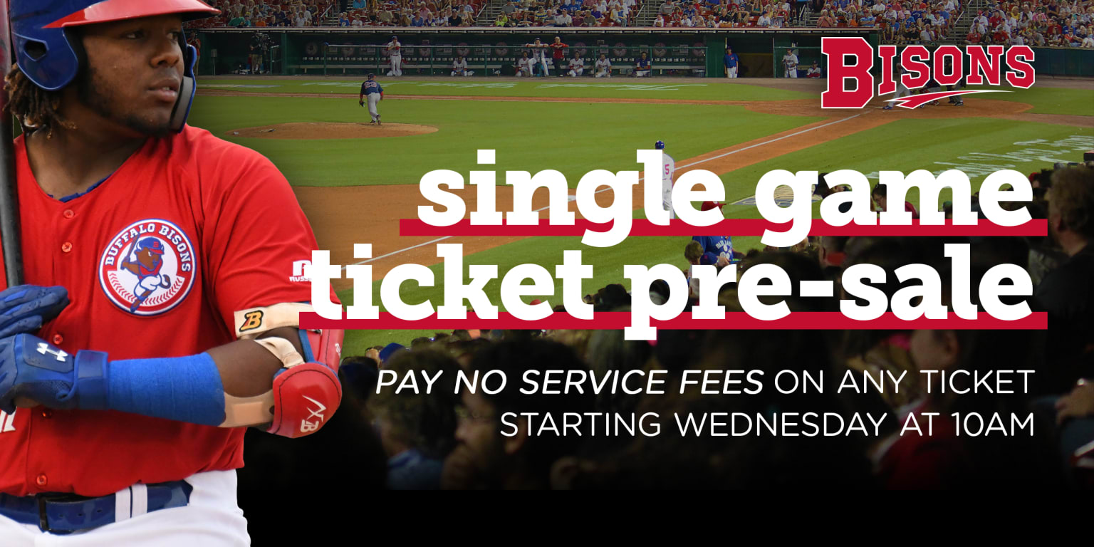 Single-Game Ticket Pre-Sale starts Wednesday, pay no service fees on any  game