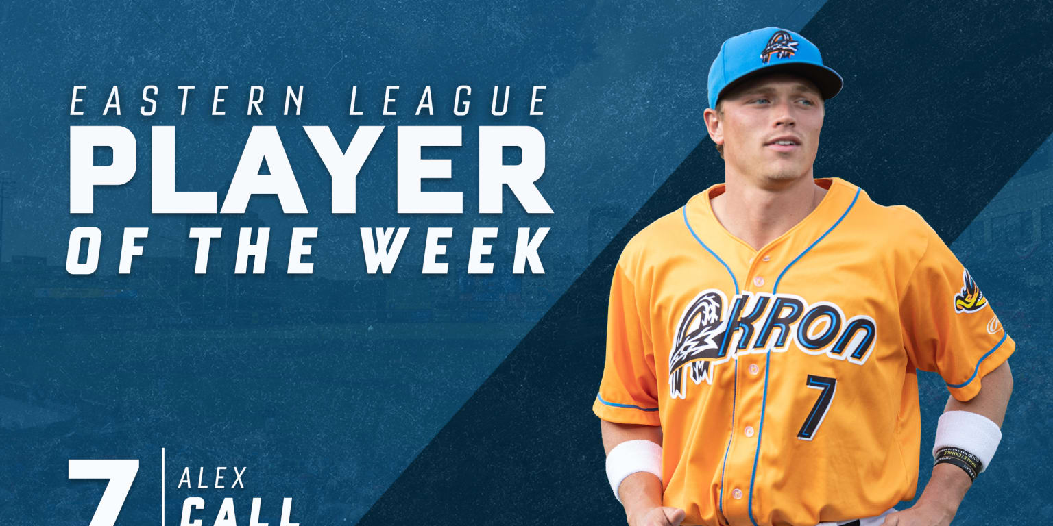Akron RubberDucks Outfielder Alex Call named the Eastern League of