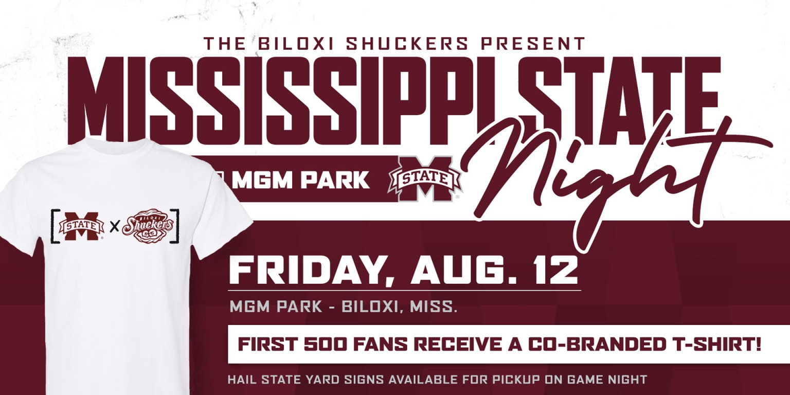 Biloxi Shuckers To Host Mississippi State Night on Friday, August 12