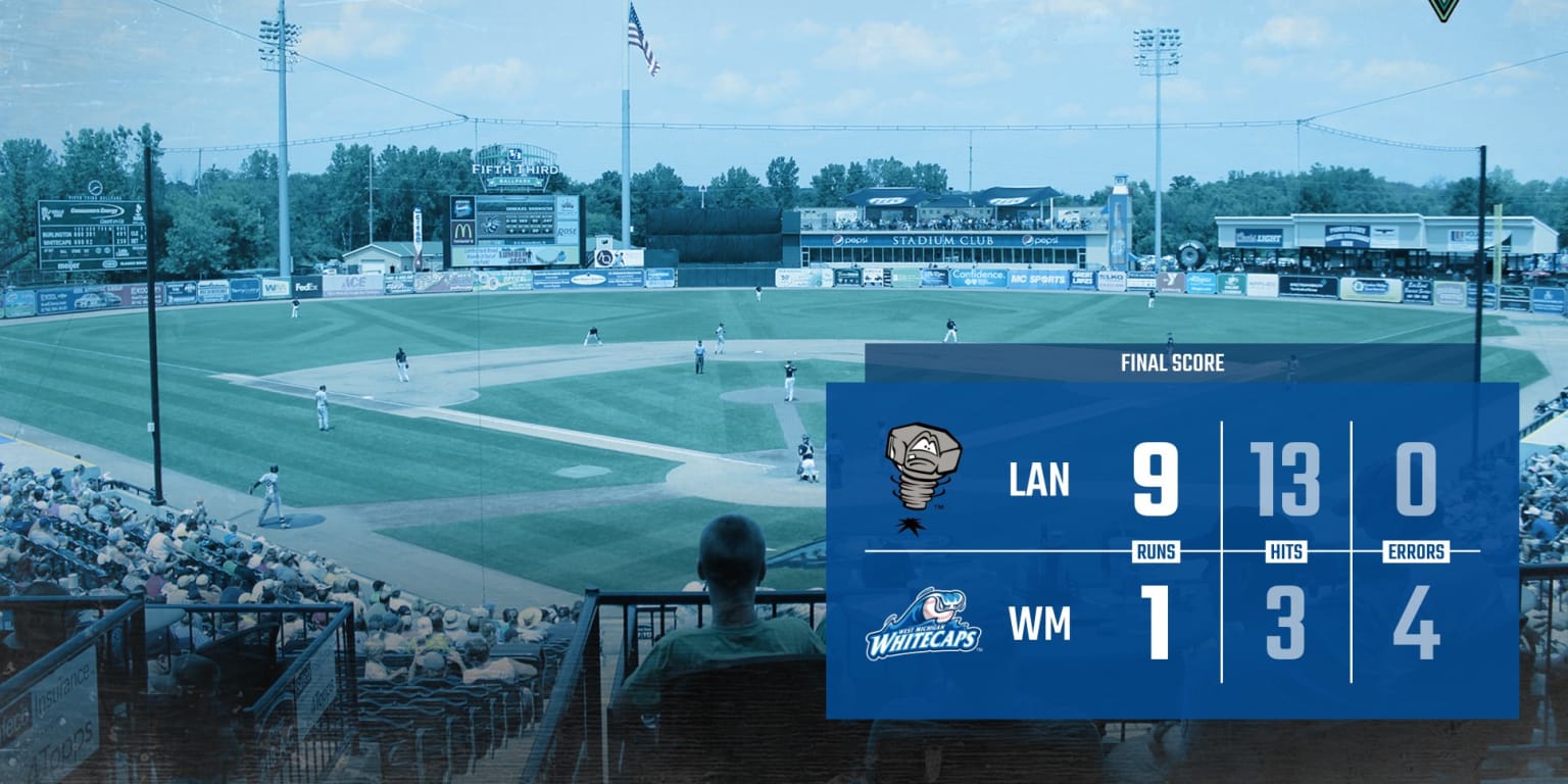 Whitecaps pitchers give up a lot of free passes in a 9-1 loss to the Great  Lakes Loons in West Michigan's home opener