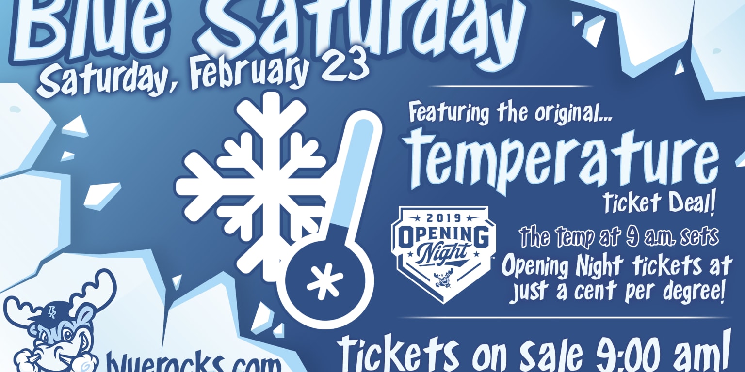 Blue Rocks Unveil Blue Saturday Ticket Extravaganza Details