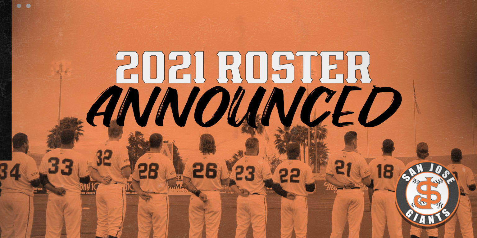 2021 San Jose Giants Roster Announced Space Cowboys