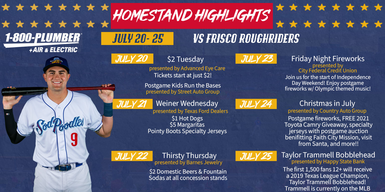 Homestand Highlights (July 31-August 2)