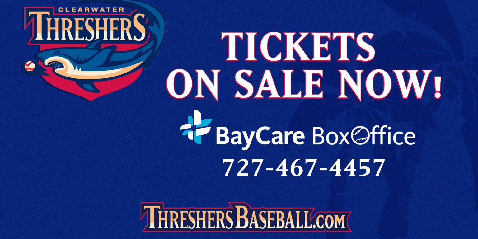 Buy Clearwater Threshers Tickets, Prices, Game Dates & MiLB