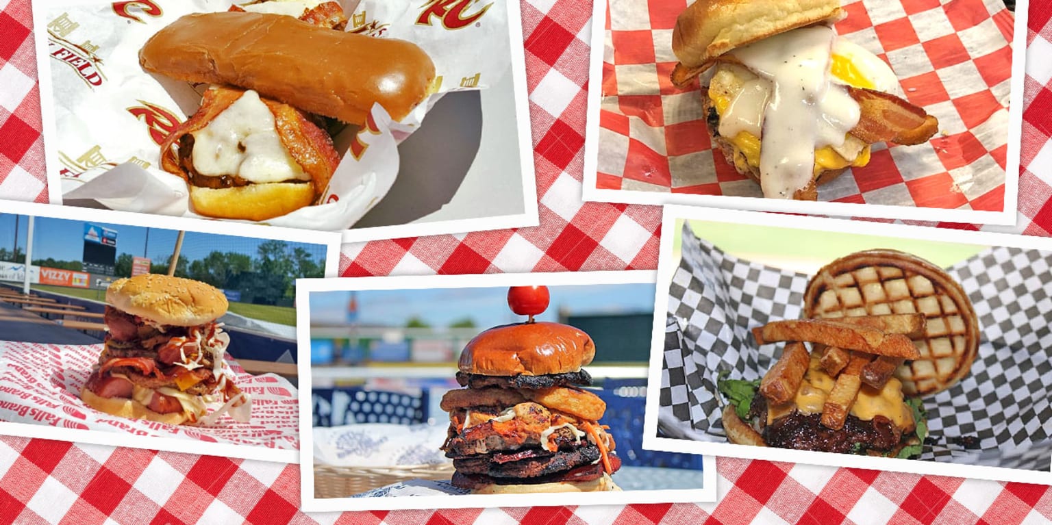 Major League Burgers at a Minor League Ballpark 