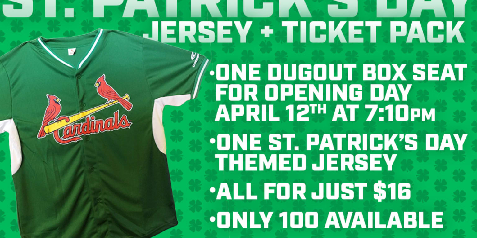 St. Patrick&#39;s Day Jersey Theme Ticket available right now | Cardinals