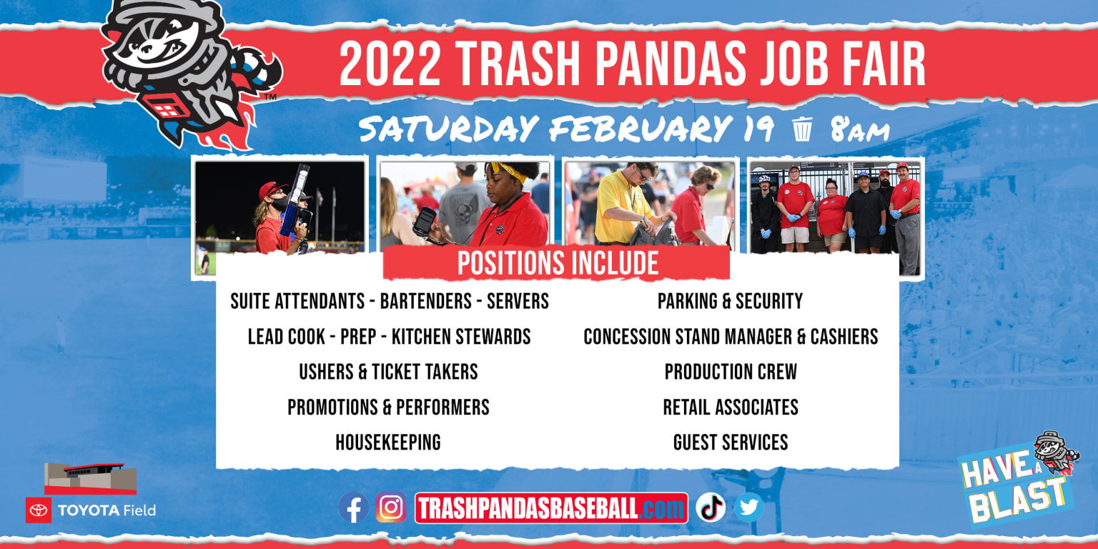 2022 Trash Pandas Promo Schedule