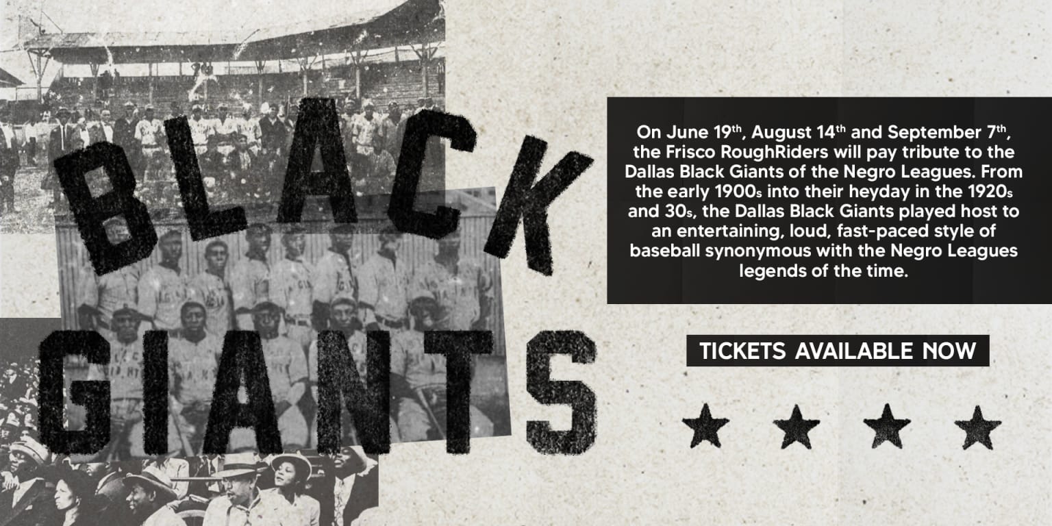February 10 - RoughRiders announce new Dallas Black Giants identity for  2022 season