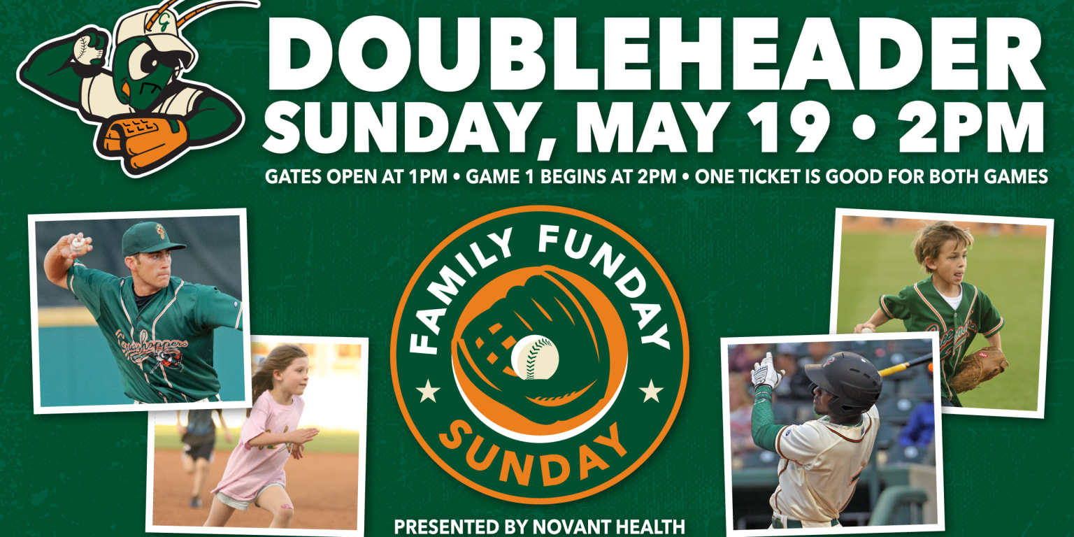 Hoppers to Play DOUBLEHEADER Sunday