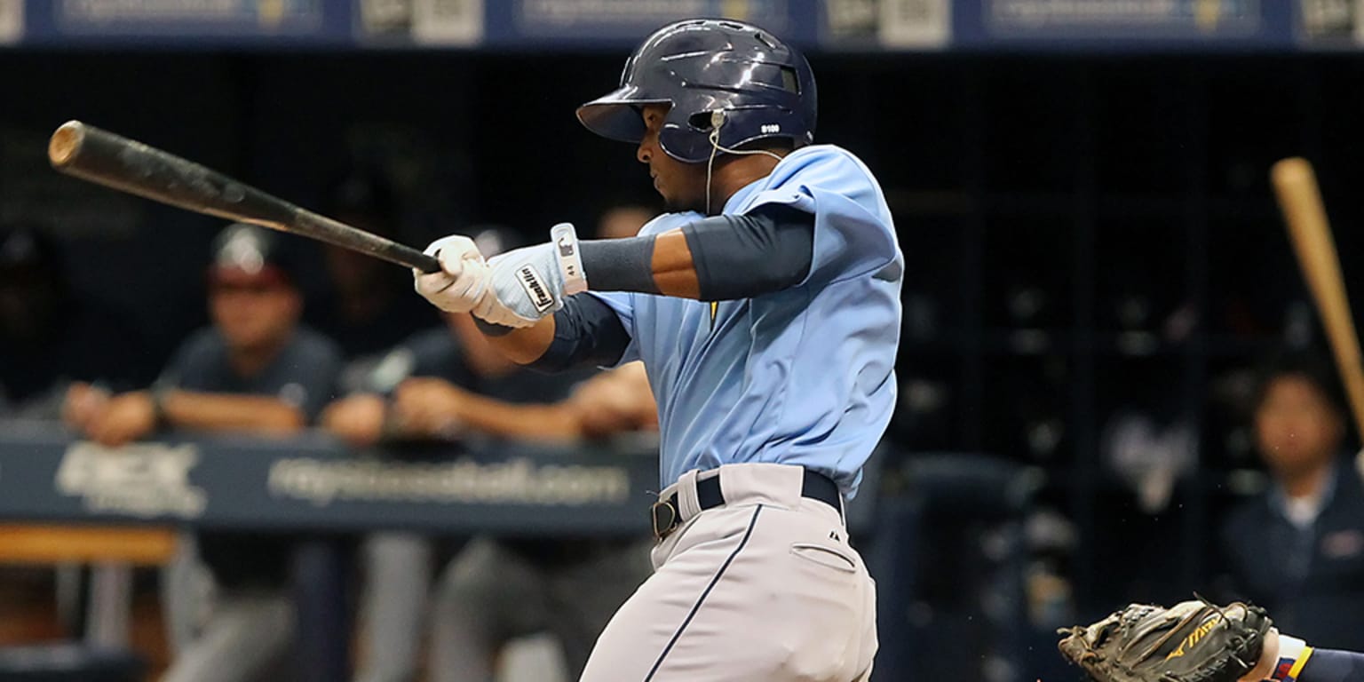 Tampa Bay Rays prospect Wander Franco hits for the cycle