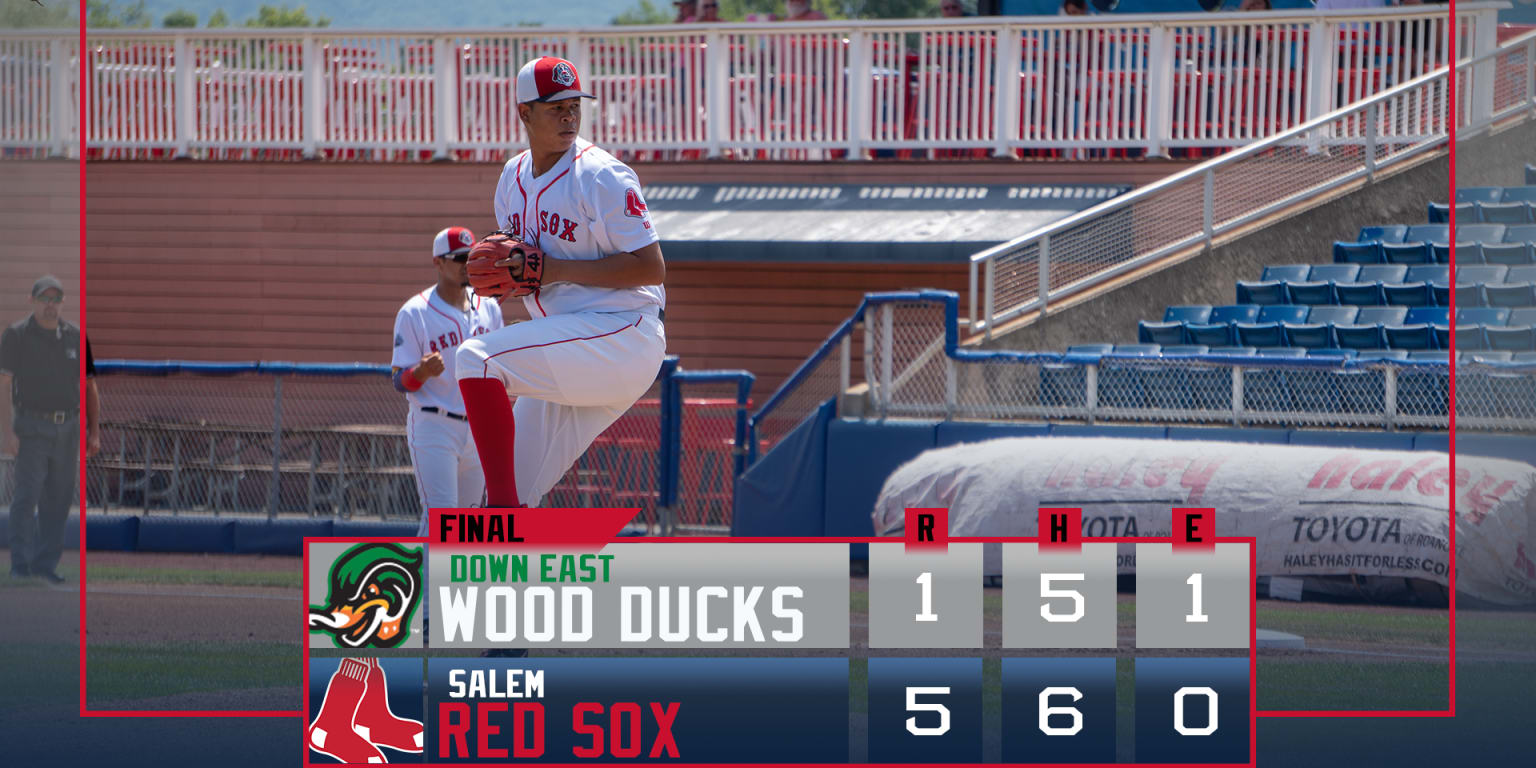 Salem Rains On Down East 5 1 Red Sox