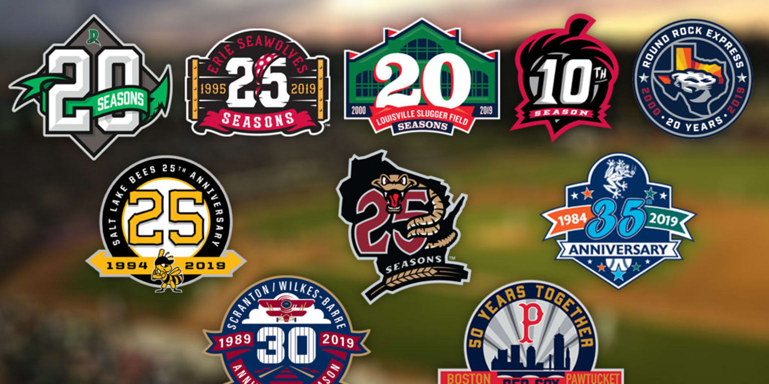 The Minor League Baseball Anniversary Logos Of 2019 7614