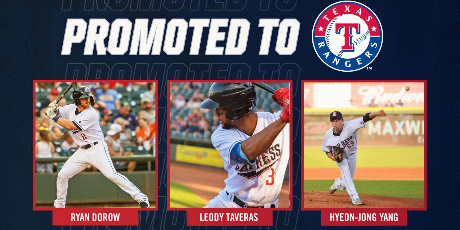 Three Members of Round Rock Express Promoted to Texas Rangers
