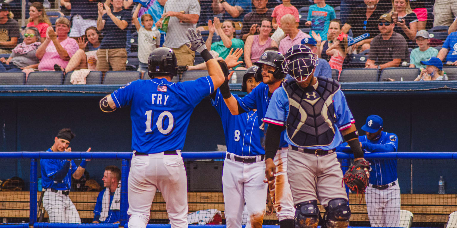 Trash Pandas score 10 late runs to win franchise's game