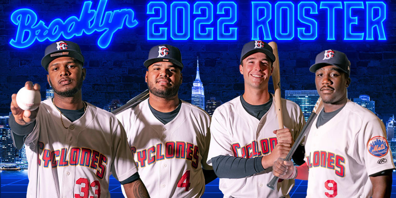 It's Opening Day for the Cyclones and here is your first look at the 2022  Brooklyn Roster. #AmazinStartsHere #MiLBOpeningNight