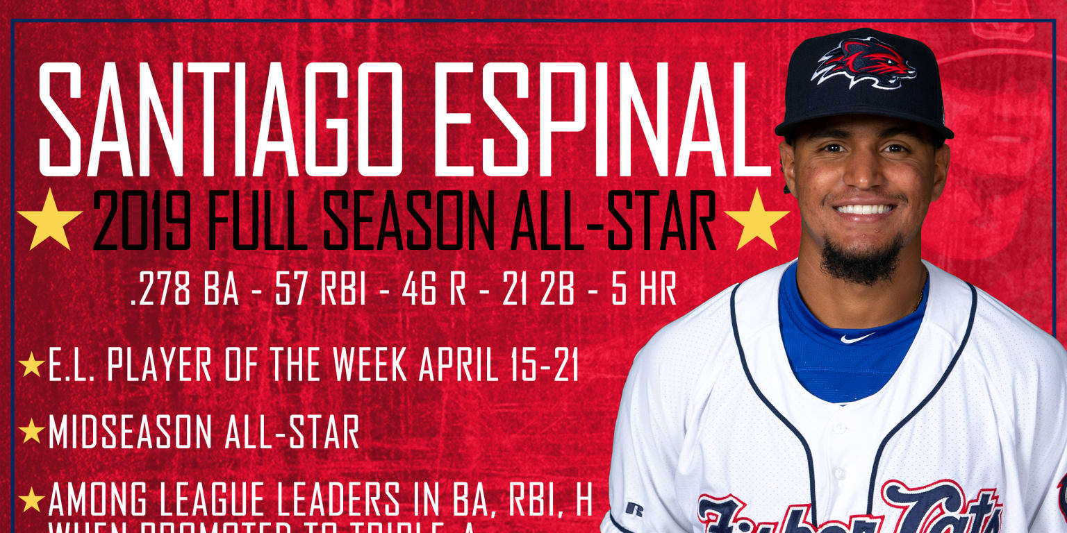 Santiago Espinal Voted to Full Season All-Star Team