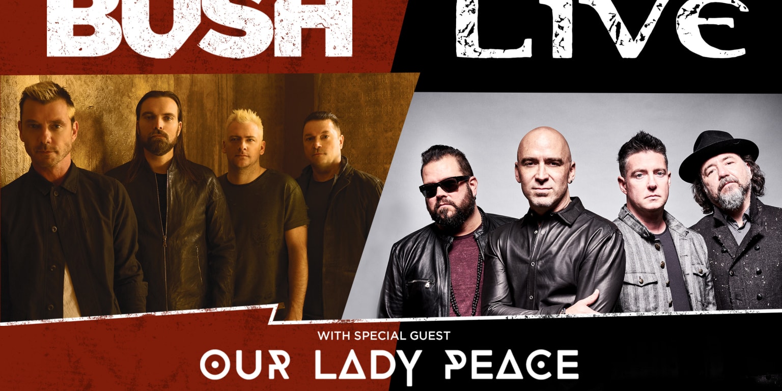 Bush & Live in Concert at Neuroscience Group Field with Our Lady Peace