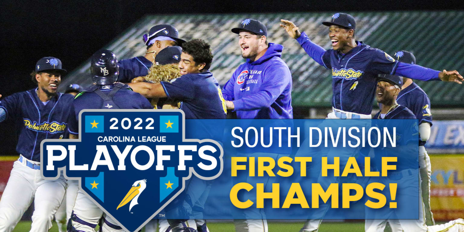 Pelicans Clinch Carolina League South Division First Half Title with