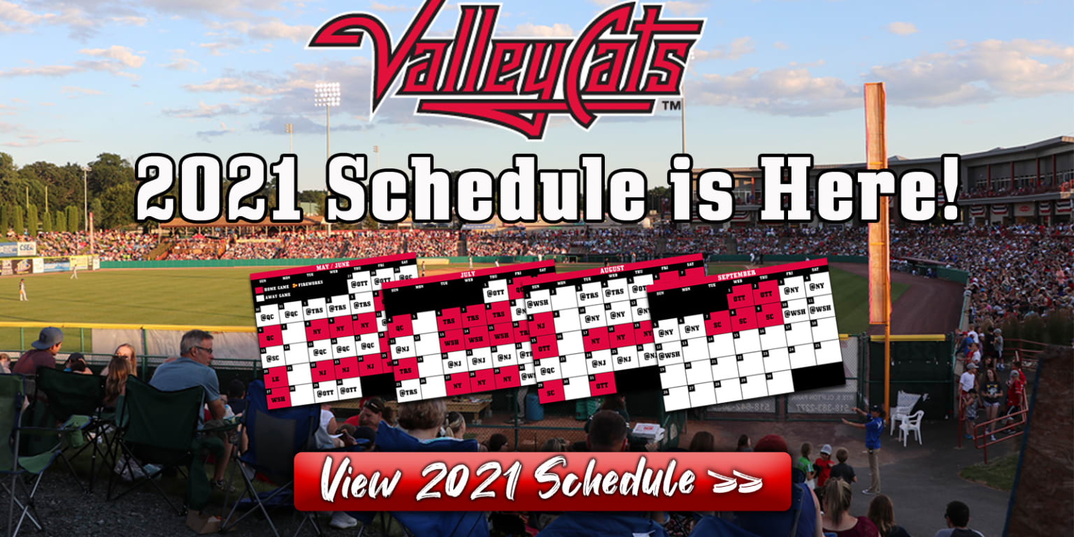 VALLEYCATS ANNOUNCE 2021 FRONTIER LEAGUE SCHEDULE