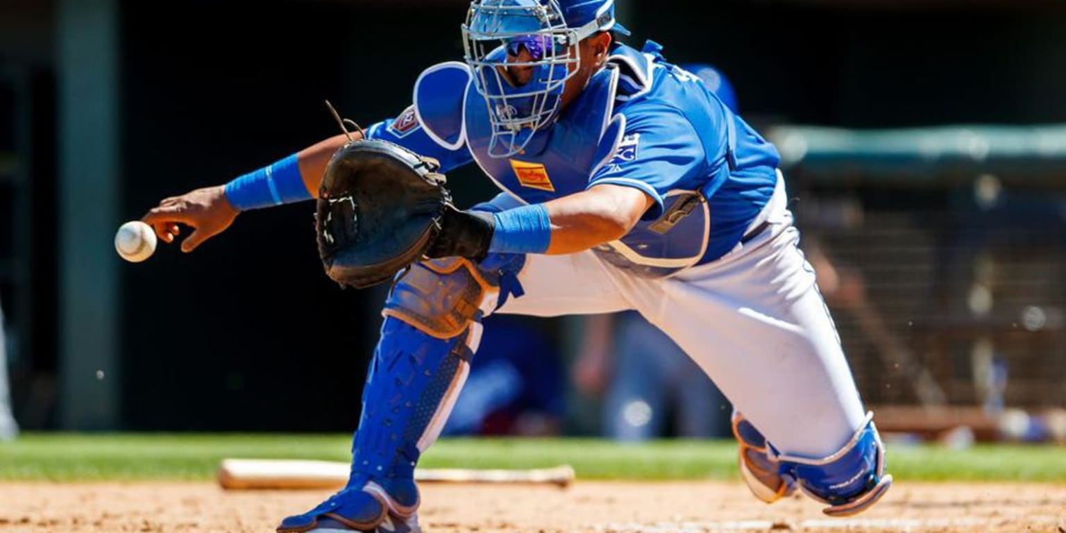 Kansas City catcher Salvador Perez visits Hall of Fame