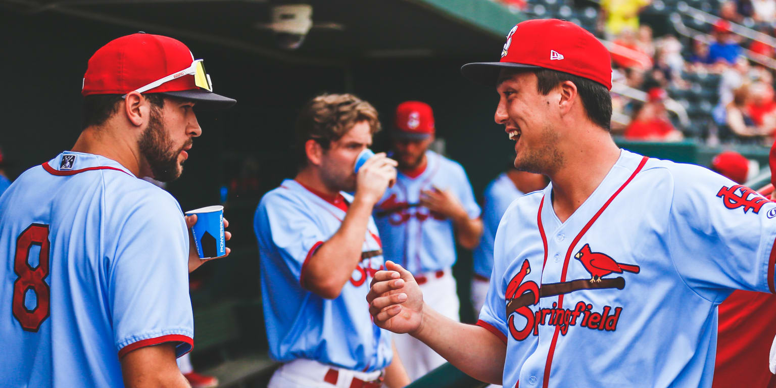 Lars Nootbaar takes celebrating - Springfield Cardinals