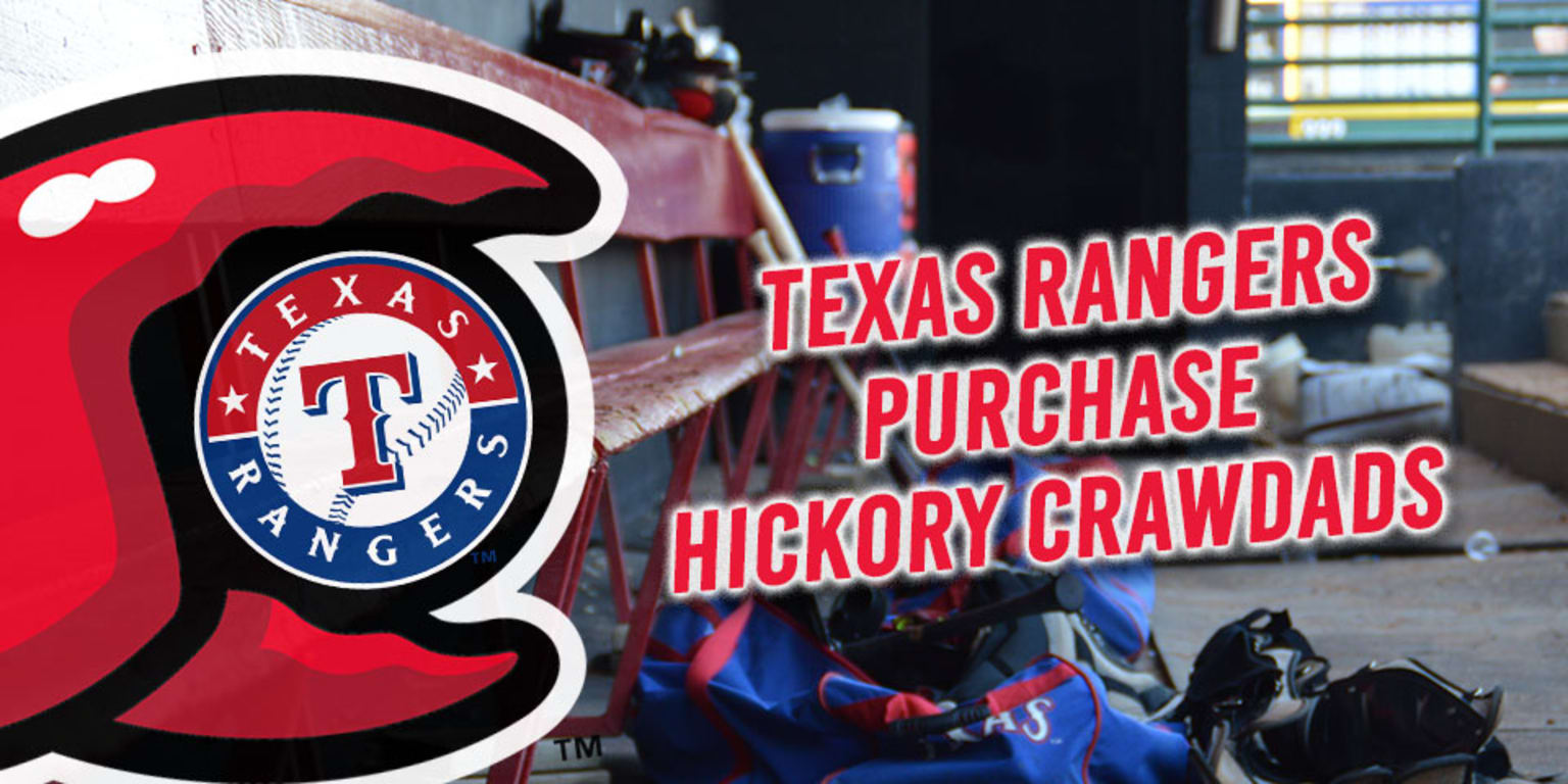 Hickory Crawdads sold by Texas Rangers