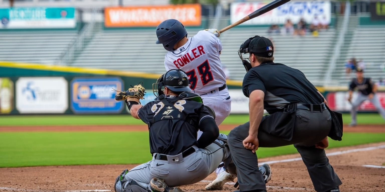 Jacksonville Jumbo Shrimp Bryson Brigman (6) leads off during an