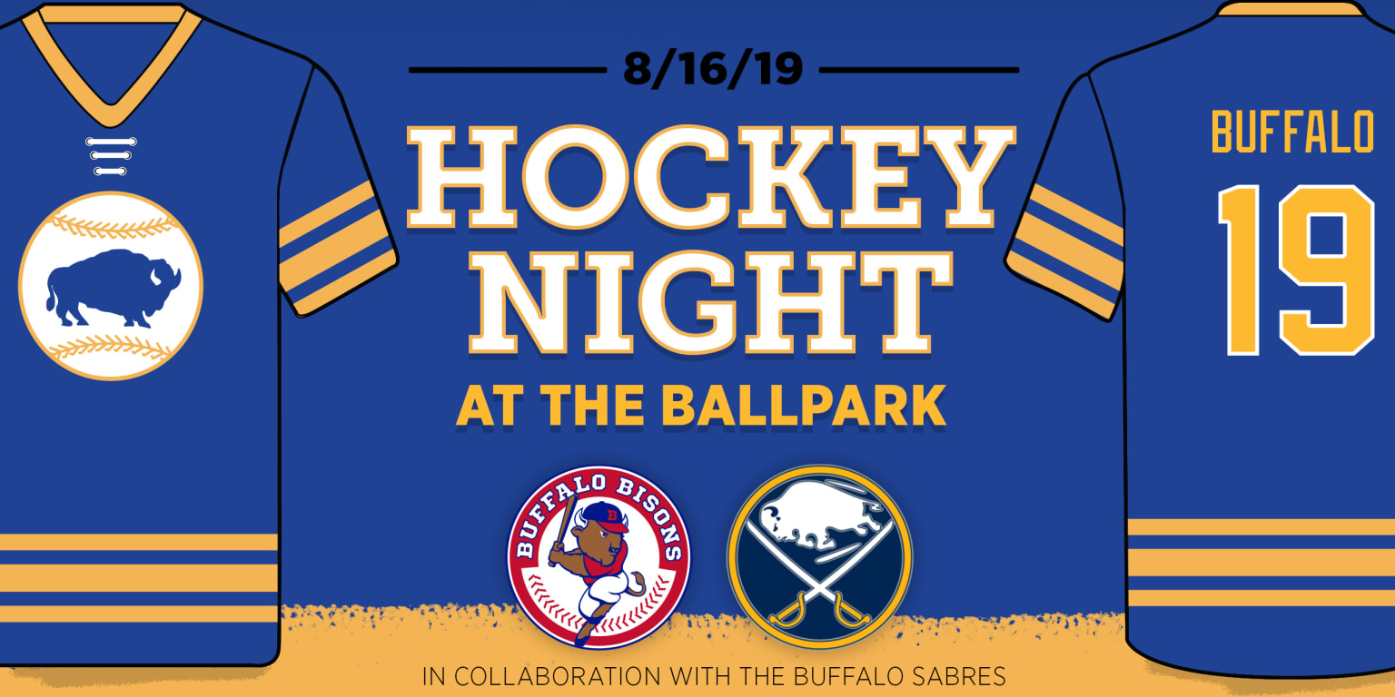 Bisons to wear Sabres blue and gold at Hockey Night at the Ballpark