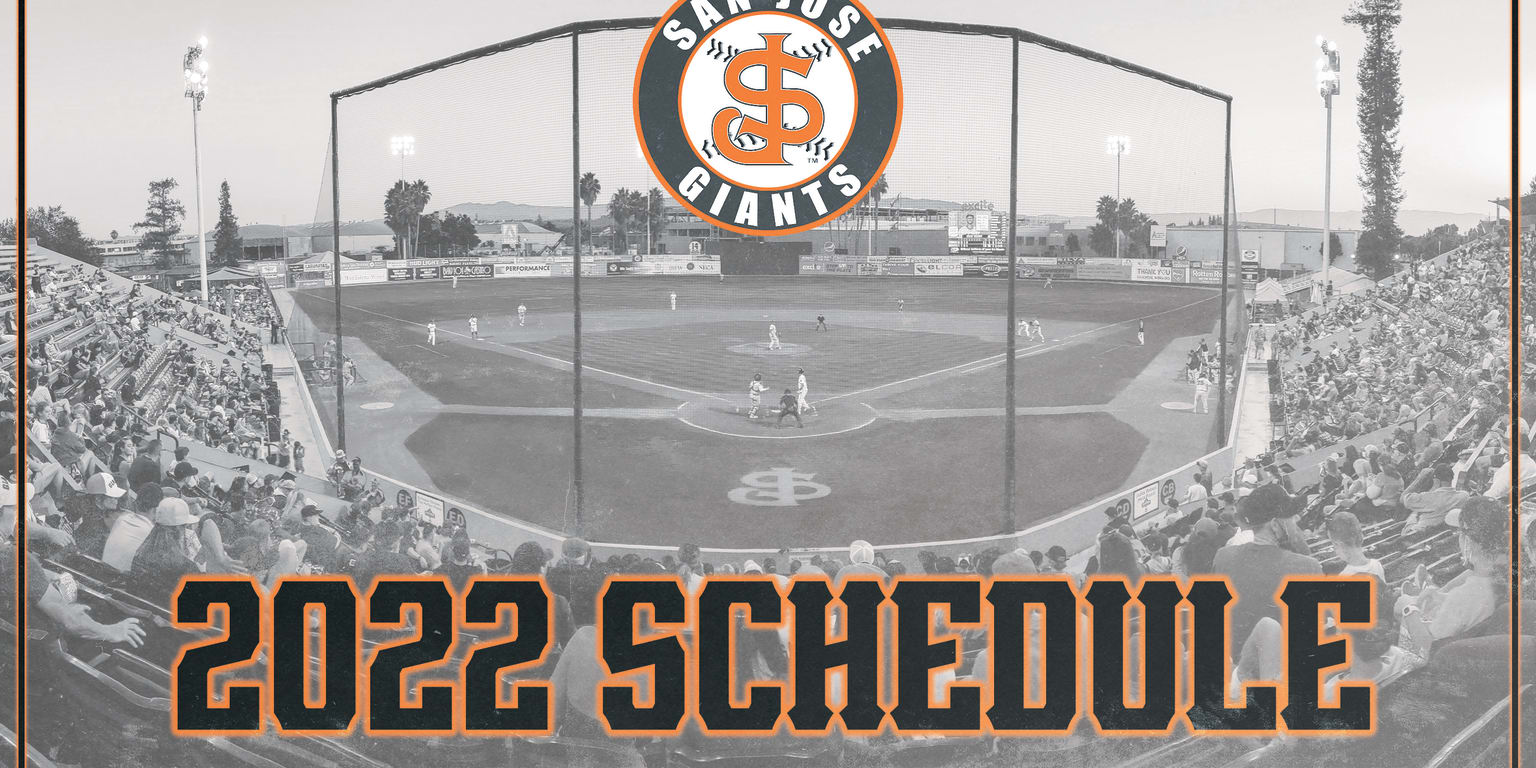 San Jose Giants Announce 2022 Schedule AppyLeague