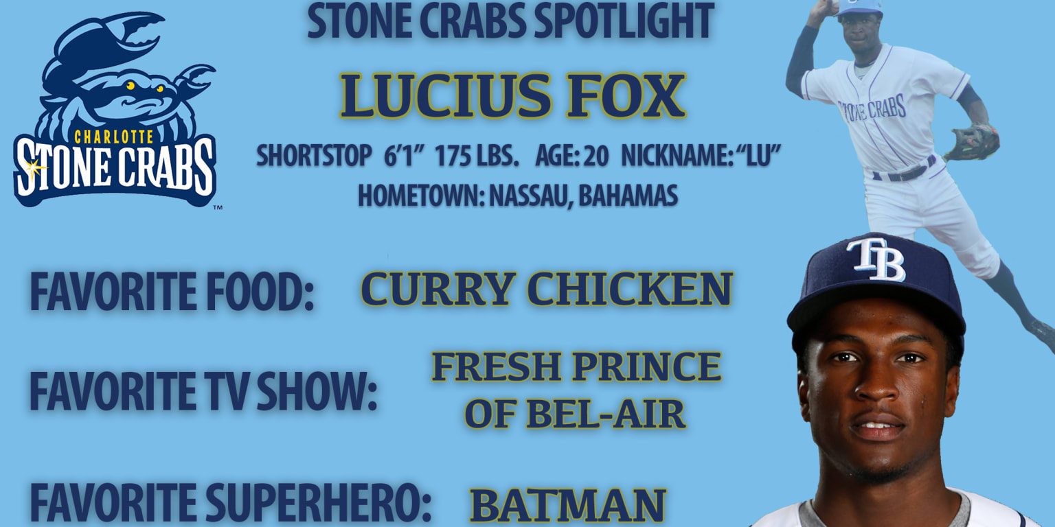 Stone Crabs Spotlight Get to Know SS Lucius Fox MiLB
