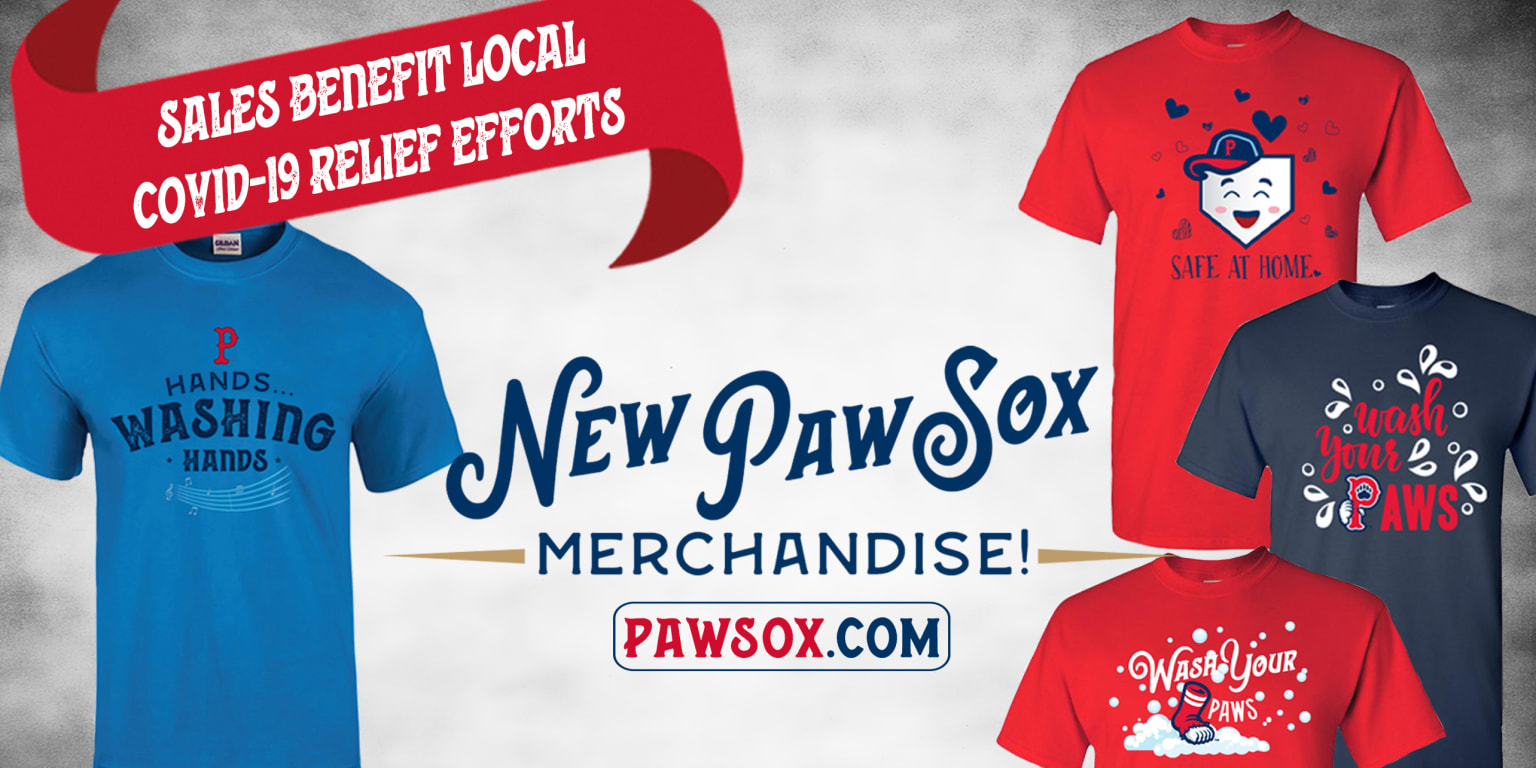 NEW PAWSOX T-SHIRTS TO BENEFIT COVID-19 RELIEF EFFORT