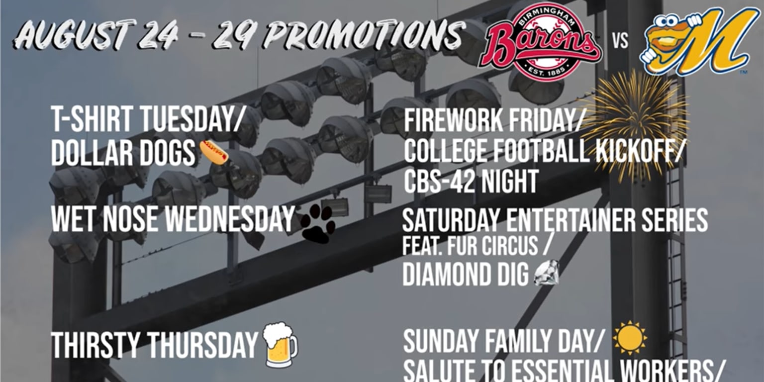 Birmingham Barons vs. Montgomery Biscuits Tickets Aug 29, 2023