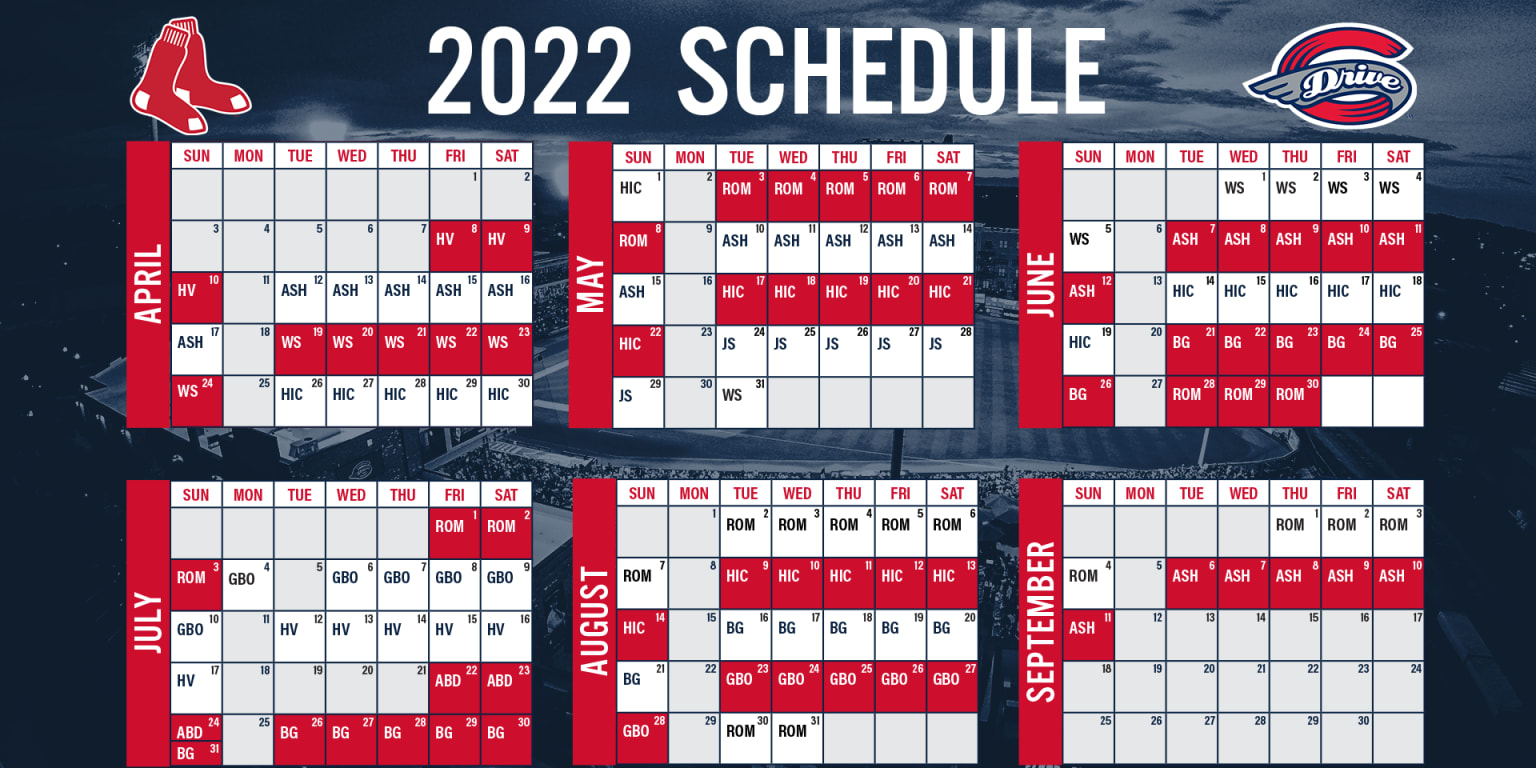 Minor League Baseball Schedule 2022 Drive Release 2022 Schedule | Drive