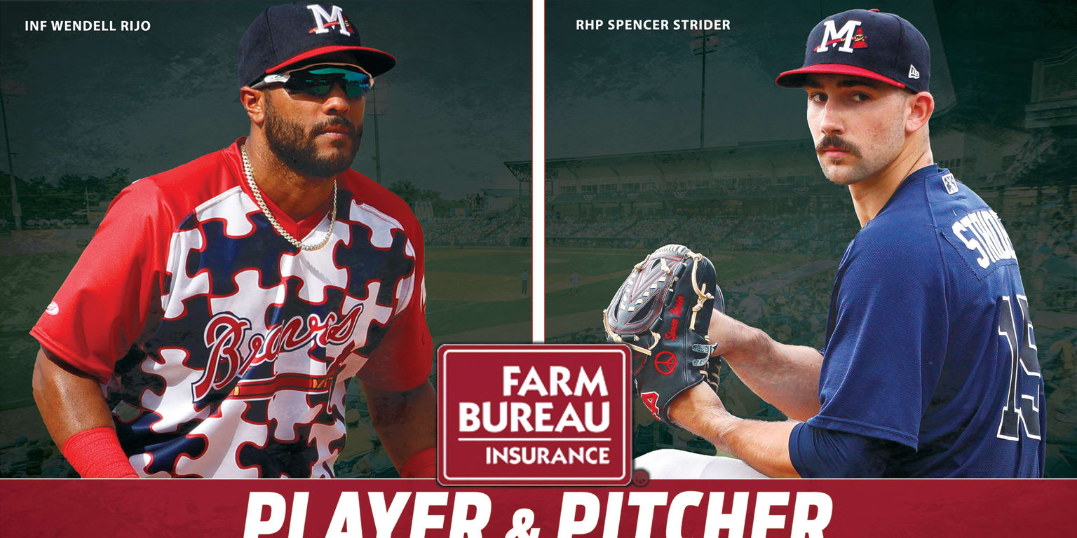 Wendell Rijo and Spencer Strider named Farm Bureau Player & Pitcher of the  Week