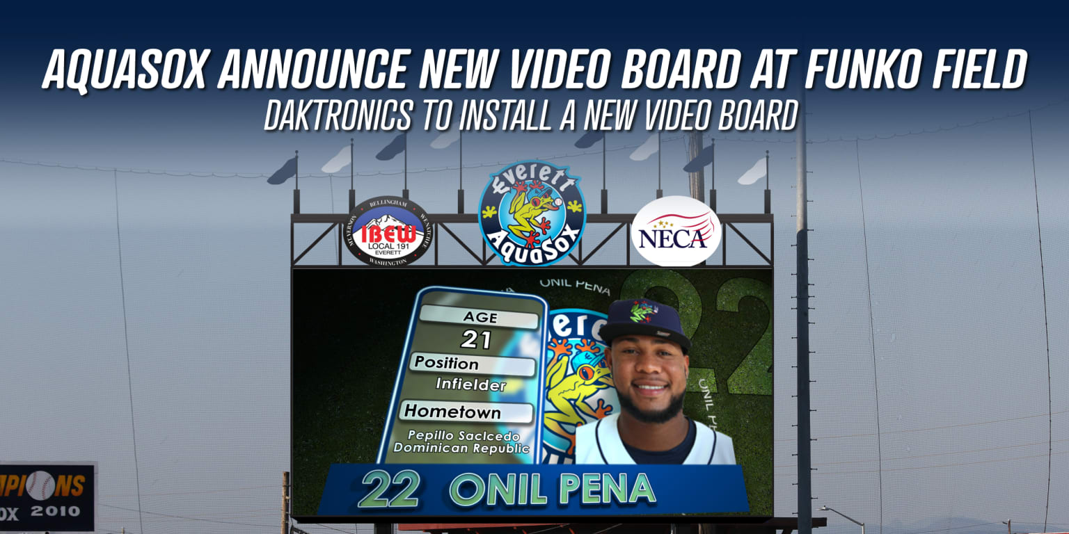 Everett AquaSox announce new video board AquaSox