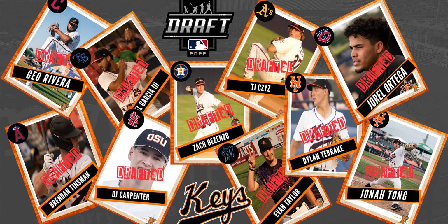 10 Frederick Keys Selected in 2022 MLB FirstYear Player Draft