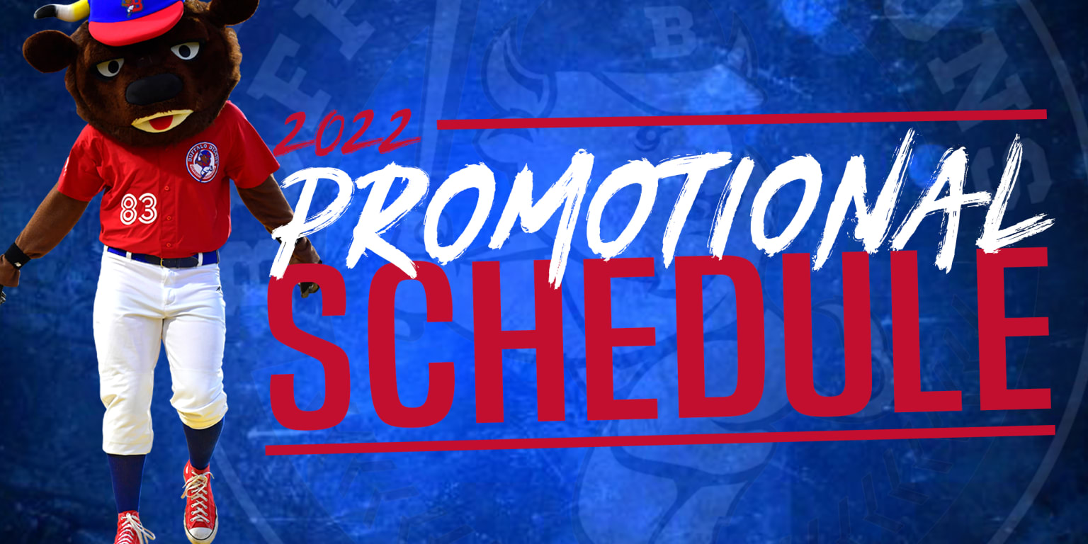 Bisons 2022 promotional schedule Bisons