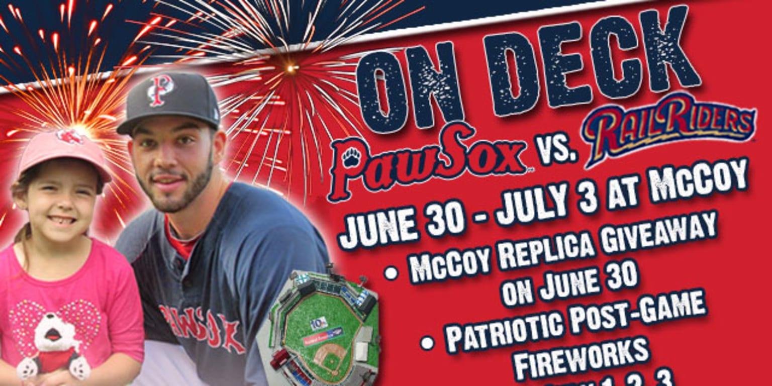 Pawtucket Red Sox - Four World Series rings will also be at McCoy