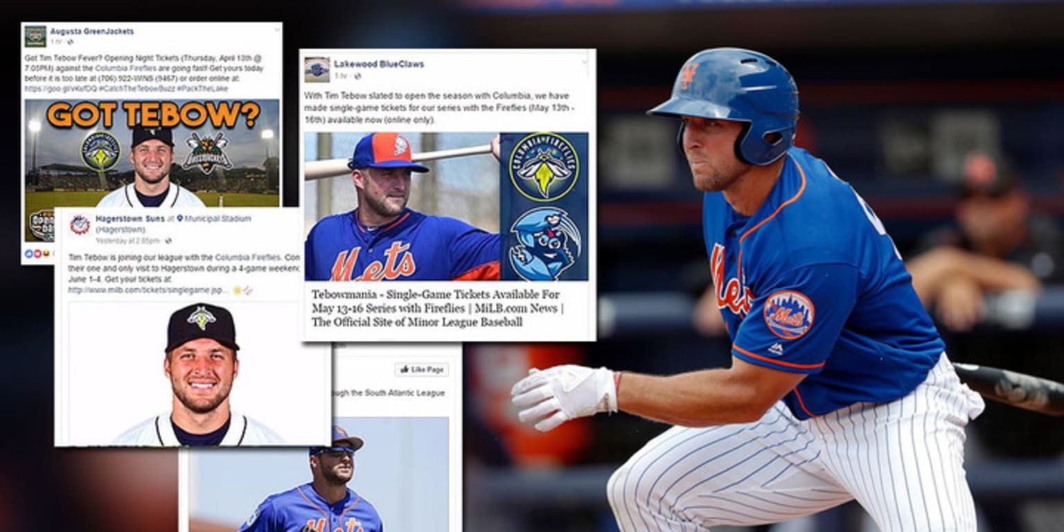 Tim Tebow: Mets plan to have prospect start with Class AA Binghamton